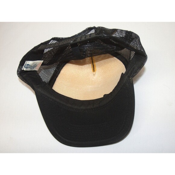 RETIRED Don't Ask Me to do a Thing VINTAGE Snapback Hat Cap Black Mesh Trucker - Picture 6 of 6